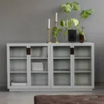 Frame 160 skänk medium med glasdörrar