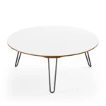 AK 1851 soffbord Corian Ø100 cm