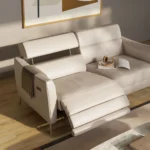 Greg C200 soffa med recliner i tyg eller läder