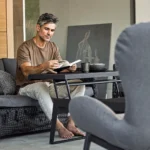 Chill-Out soffbord med justerbar höjd stort