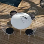 Desirée matbord Ø110