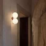 IC Lights Double taklampa / vägglampa mässing