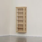 Light Oak N4 vitrinskåp vägghängt