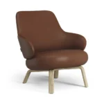 Pillo fåtölj låg läder