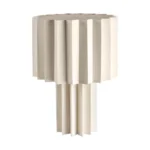 Plissé bordslampa