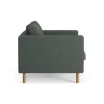 Solid fåtölj tyg