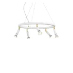 Star taklampa rund vit
