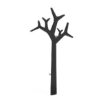 Tree klädhängare vägg