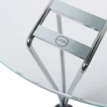 Trisuperellips soffbord med glas
