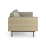 Wood soffa