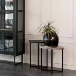 Zet soffbord / sidobord runt